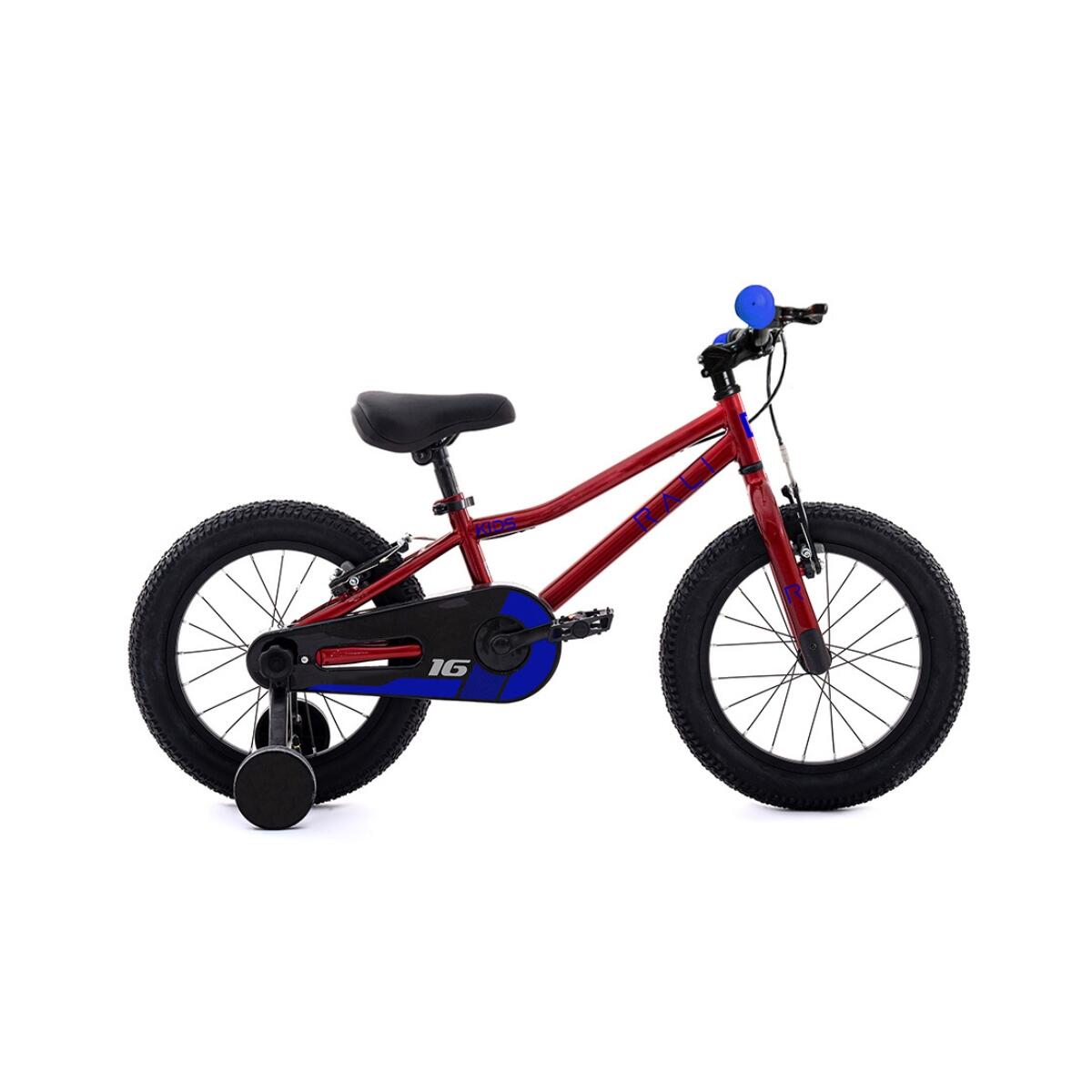 RALI Bicicleta Infantil 16 polegadas RALI cor vermelha
