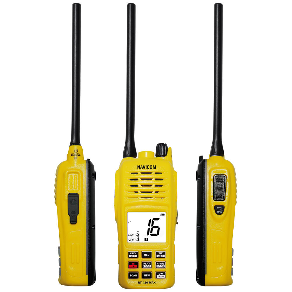 Přenosný VHF vodotěsný a plovoucí Navicom IPX 8 6 W 2/3