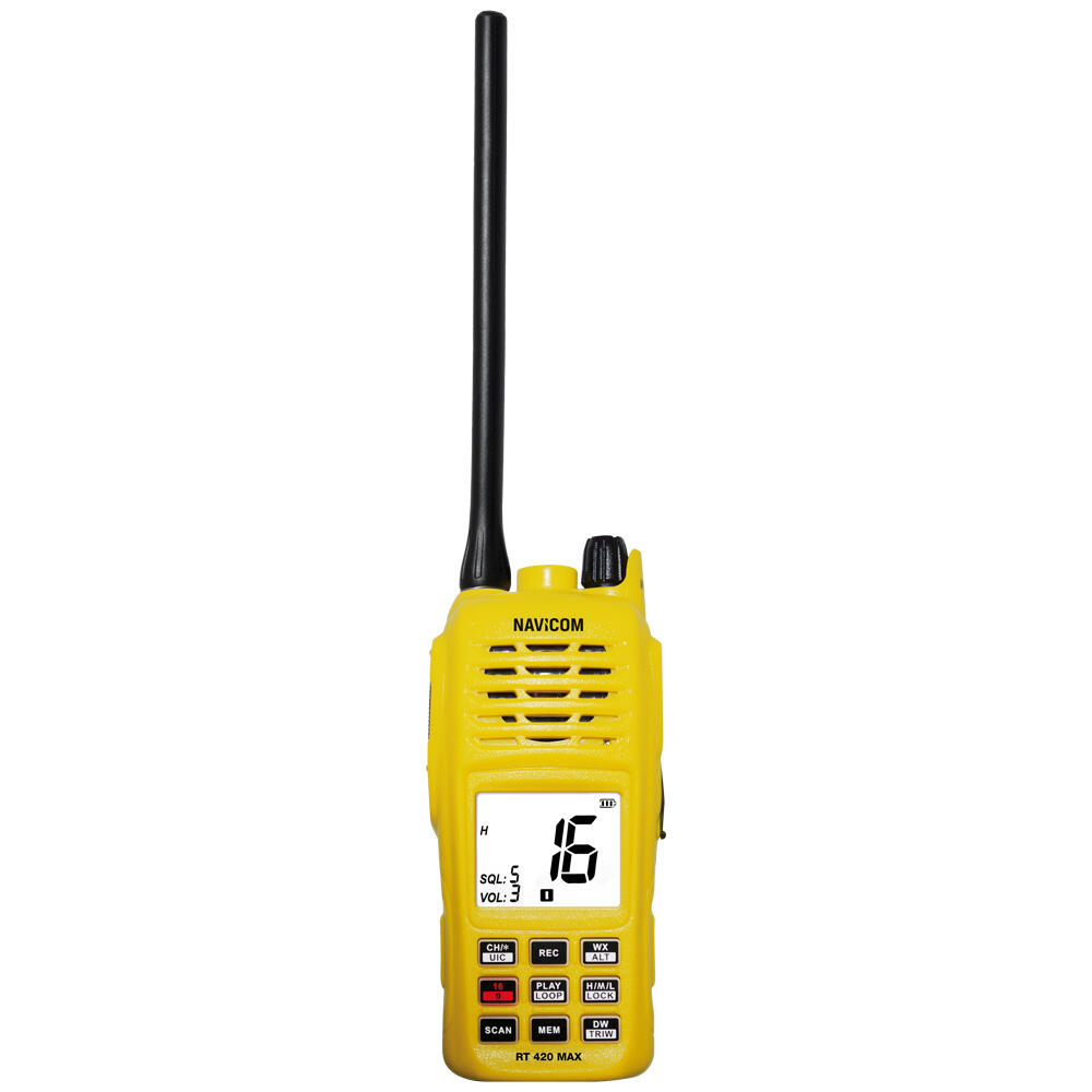 NAVICOM Přenosný VHF vodotěsný a plovoucí IPX 8 6 W