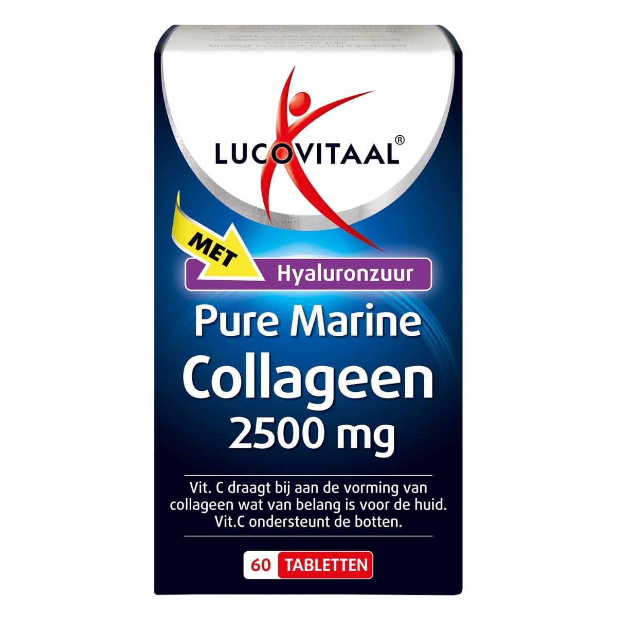 LUCOVITAAL Lucovitaal Collageen 2500 mg Pure Marine 60 tabletten