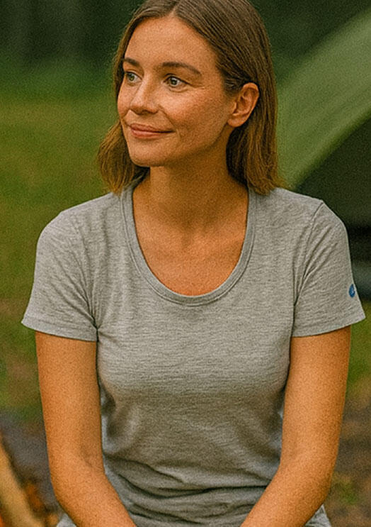 T-shirt en mérinos pour femmes IRENA 3/5