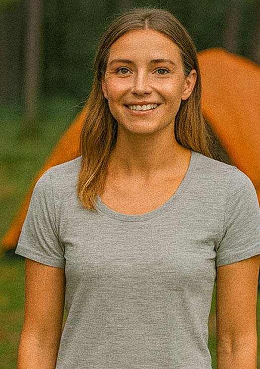 T-shirt en mérinos pour femmes IRENA 5/5