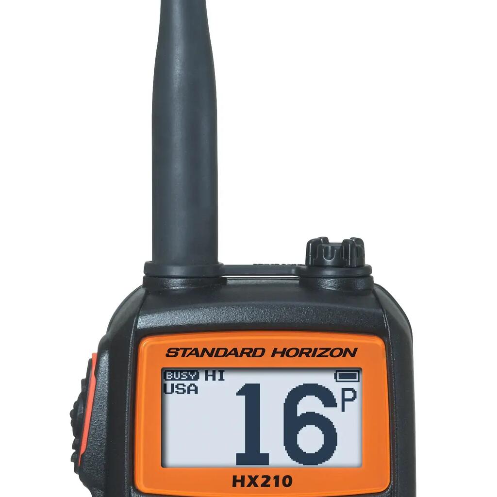 Vhf portable waterproof floating delivered with chargers and clip Standard Horiz