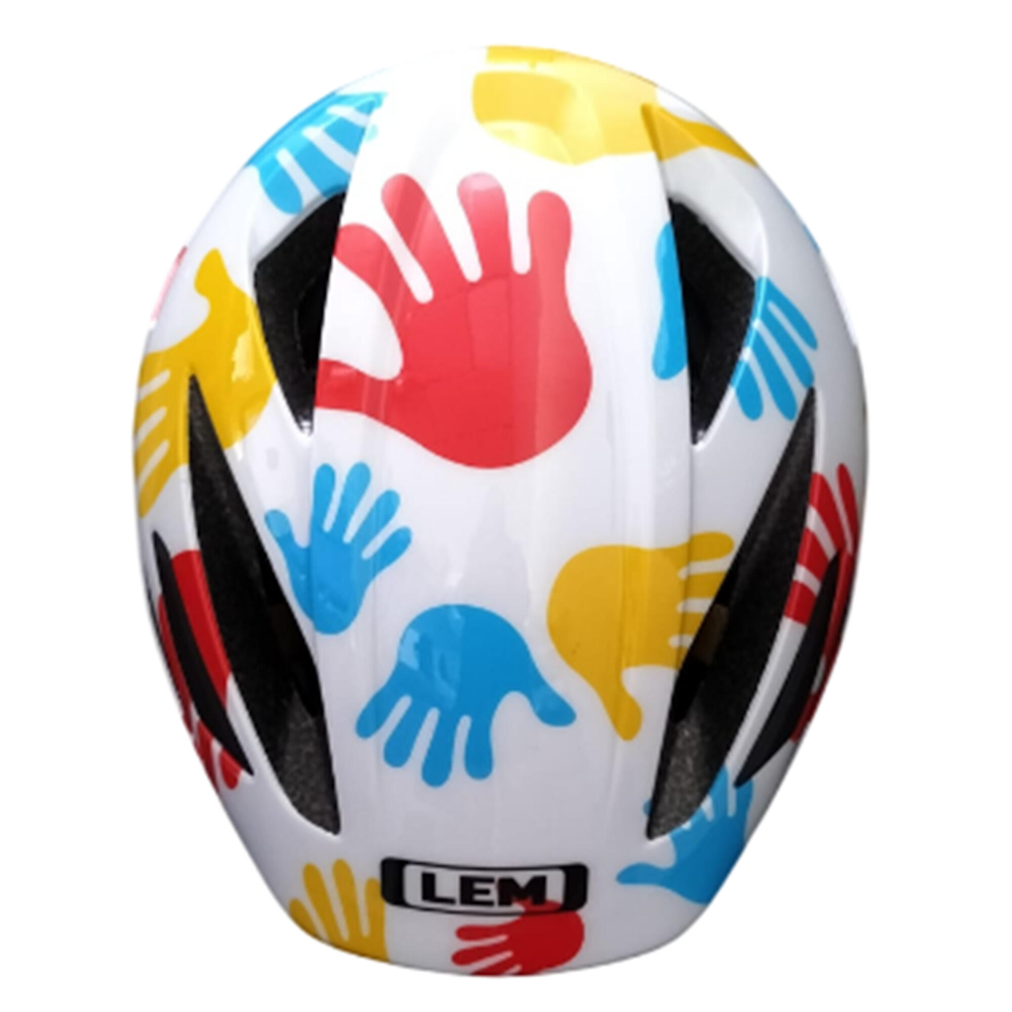 CASCO DA CICLISMO PER BAMBINI CHAMP WHITE 3/3