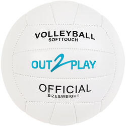 Ballon Volley Blanc T5 260GR Gonflé - OUT2PLAY