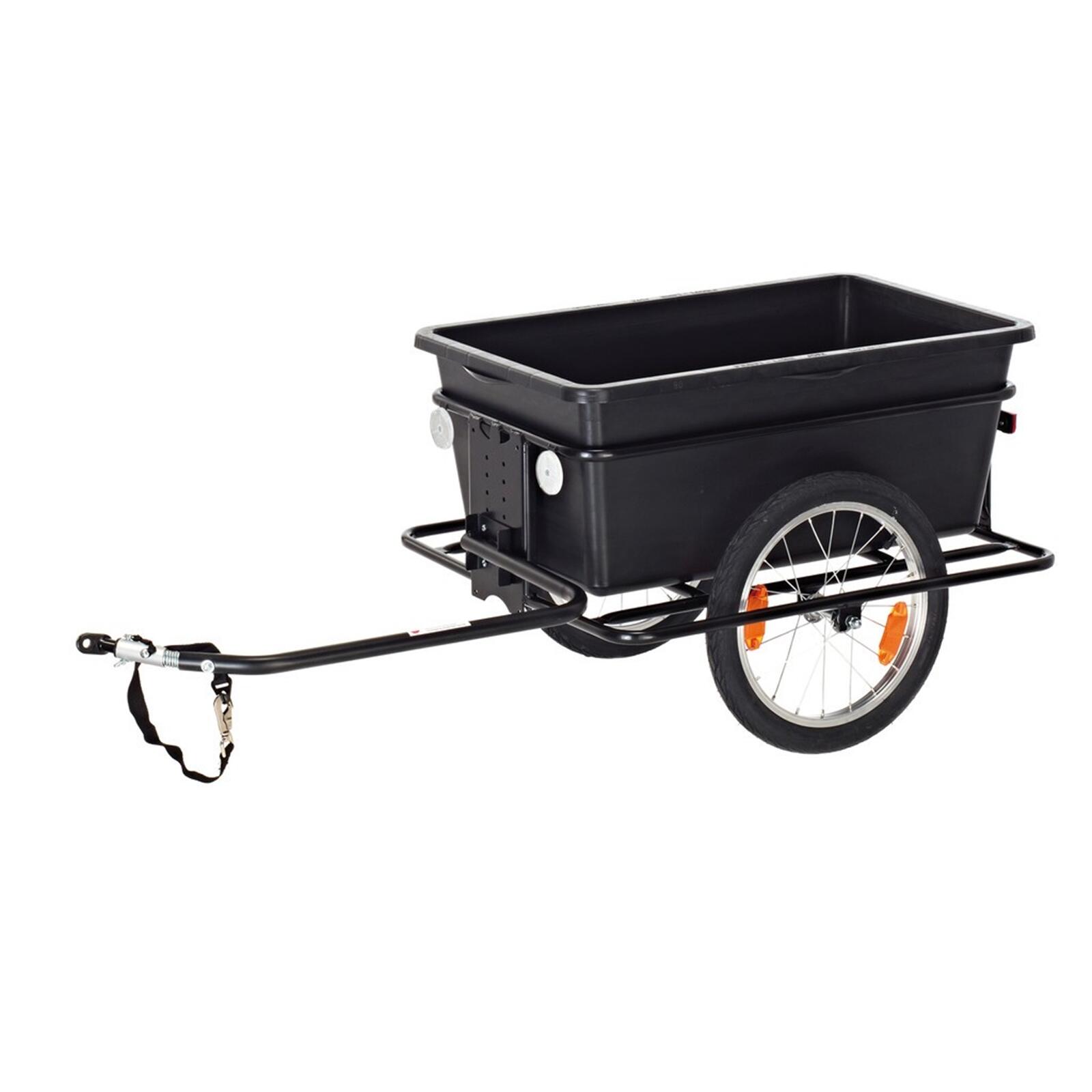 Roland - Remorque Sans Couverture Avec Attelage Roland Timon 16" - Remorque À Vélo - Noir - Taille Unique - Decathlon