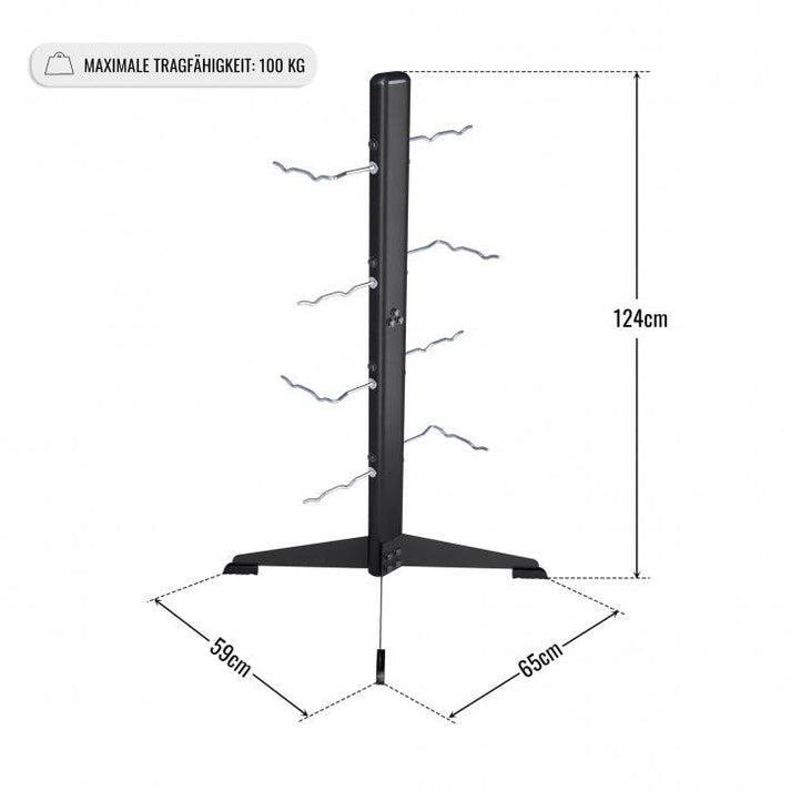 RACK DE RANGEMENT POUR ACCESSOIRES DE TIRAGE | MUSCULATION 2/7