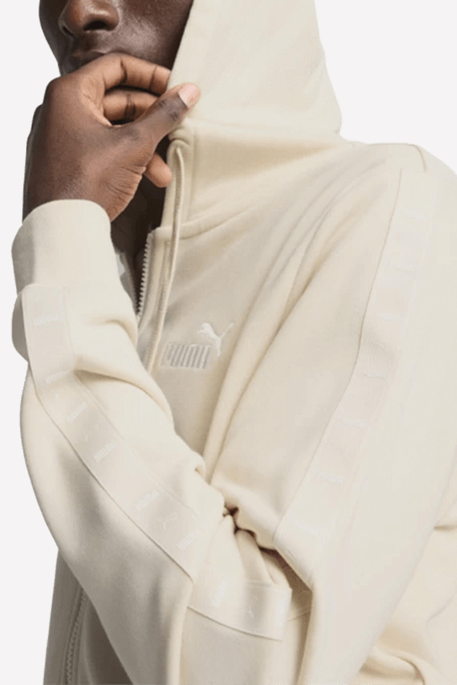 Puma Sudadera  Essential Tape Full-zip Tr Beige 5/5