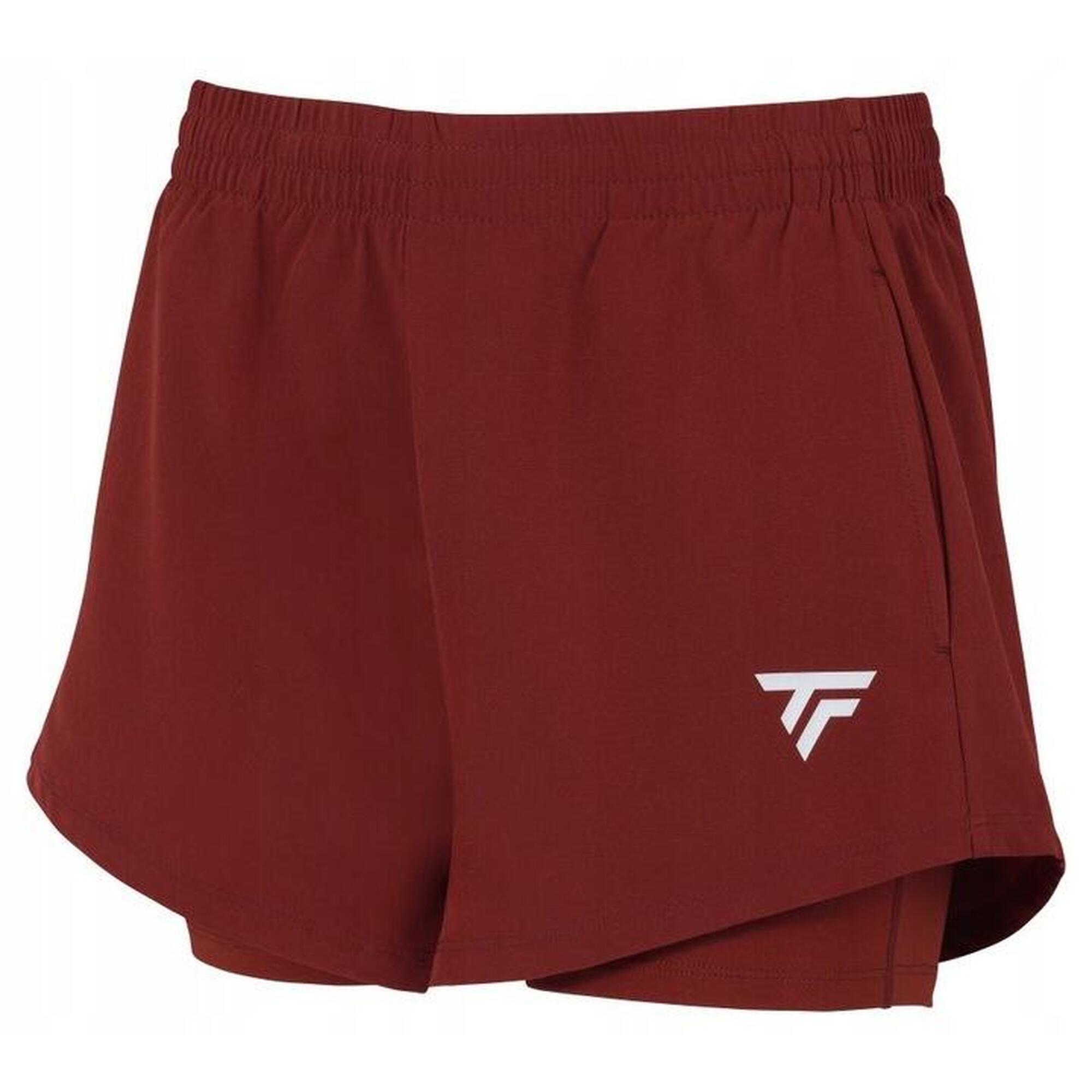 Tecnifibre - Short Femme Tecnifibre Team - Short - Blanc|rouge - Decathlon