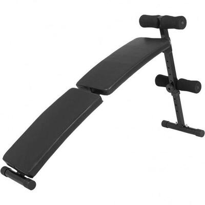 Sit Up Bank klappbar Schwarz