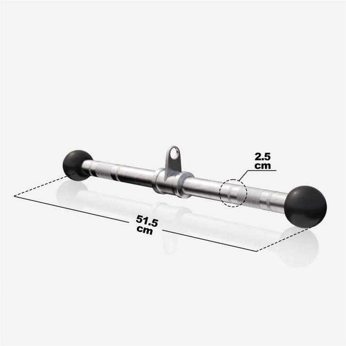 Gorilla Sports Triceps/Bicepsstang 54 cm (anti-slip uiteinden) 2/6