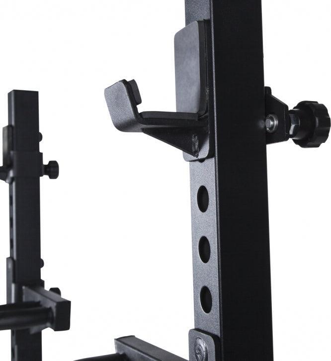 GORILLA SPORTS Bumper Plates inkl. Squat Rack 4/7