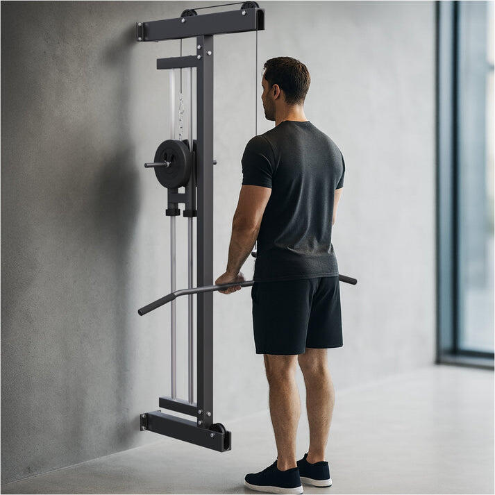 GORILLA SPORTS Latzugturm zur Wandbefestigung 3/7