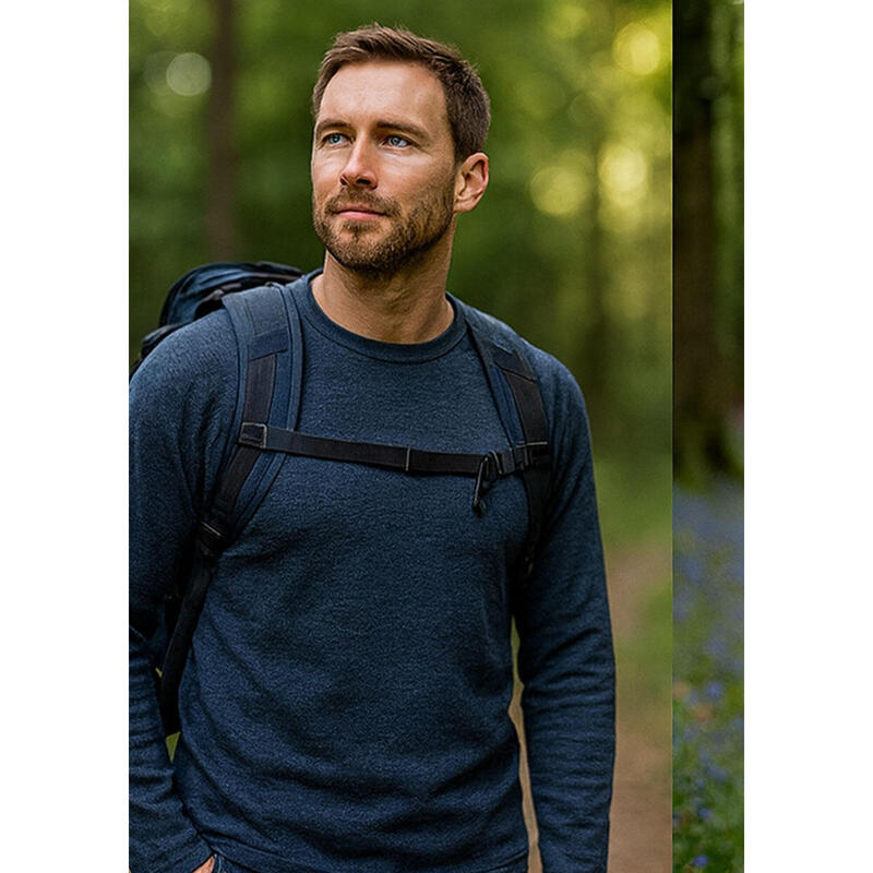 Sweat-shirt Long Homme En Simili Cuir - Taille L (42) - Gris - Neuf Avec étiquettes
