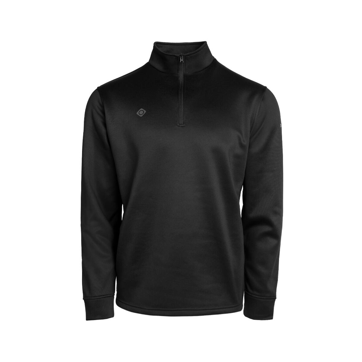 Izas - Izas Sweat - Shirt Saud V2 Pour Homme , Avec Fermeture Éclair Et Manches Cousues - Sweat Zippé - Noir - Decathlon