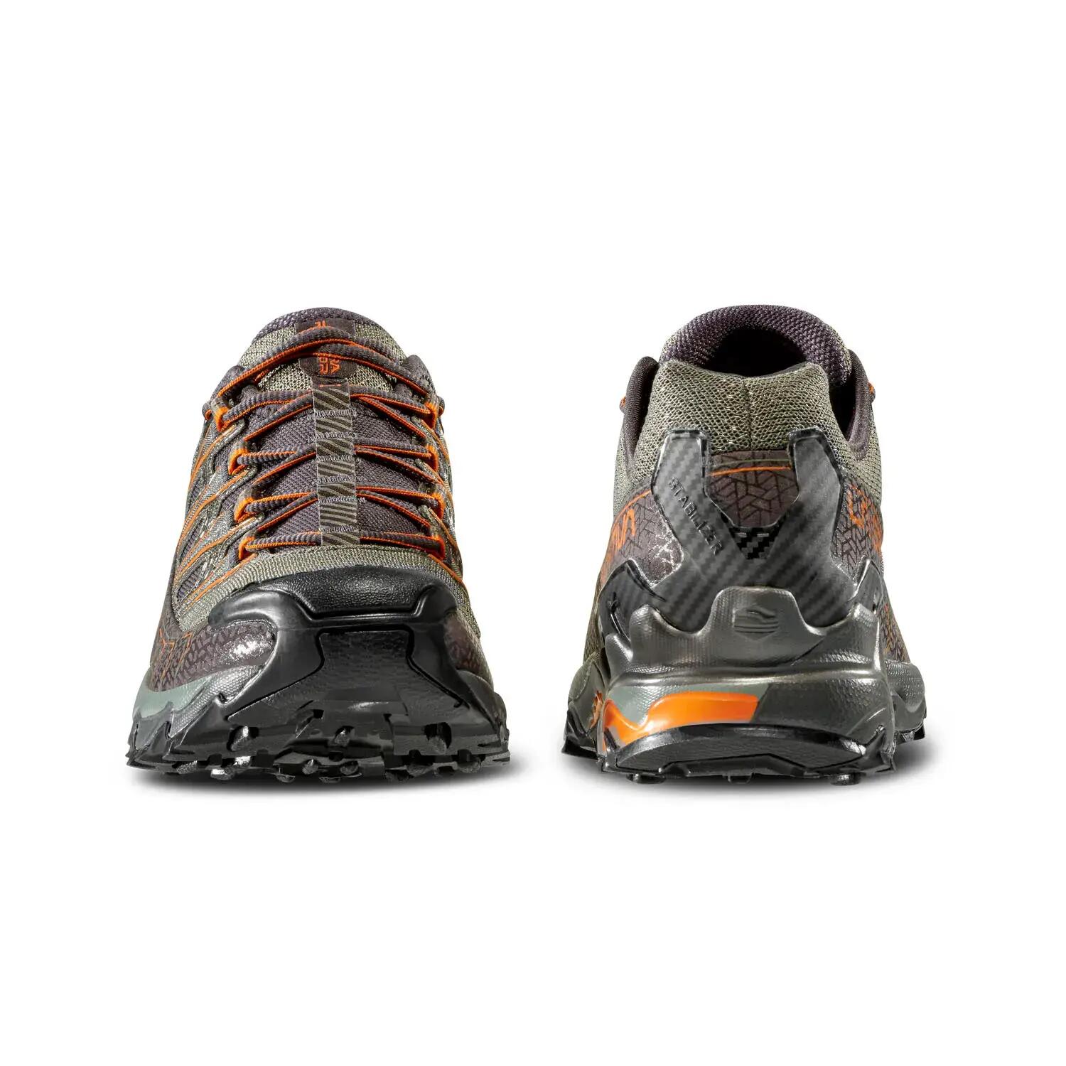 Trailschoenen Heren - LA SPORTIVA Ultra Raptor II  - Carbon/Hawaian Sun 5/6