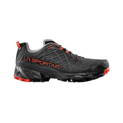 Trailschoenen heren - la sportiva akyra ii - carbon/cherry tomato
