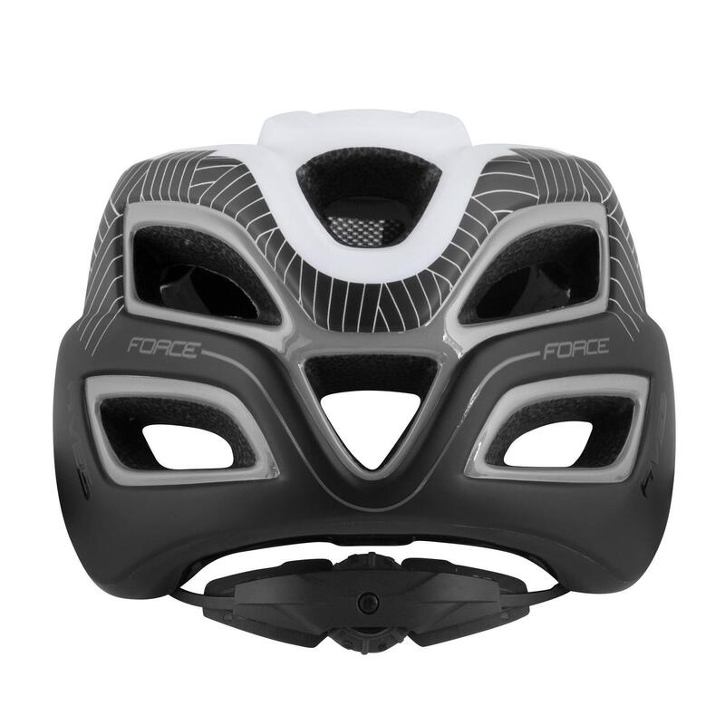 Casca Force Aves MTB E-bike, Alb-Negru, L-XL