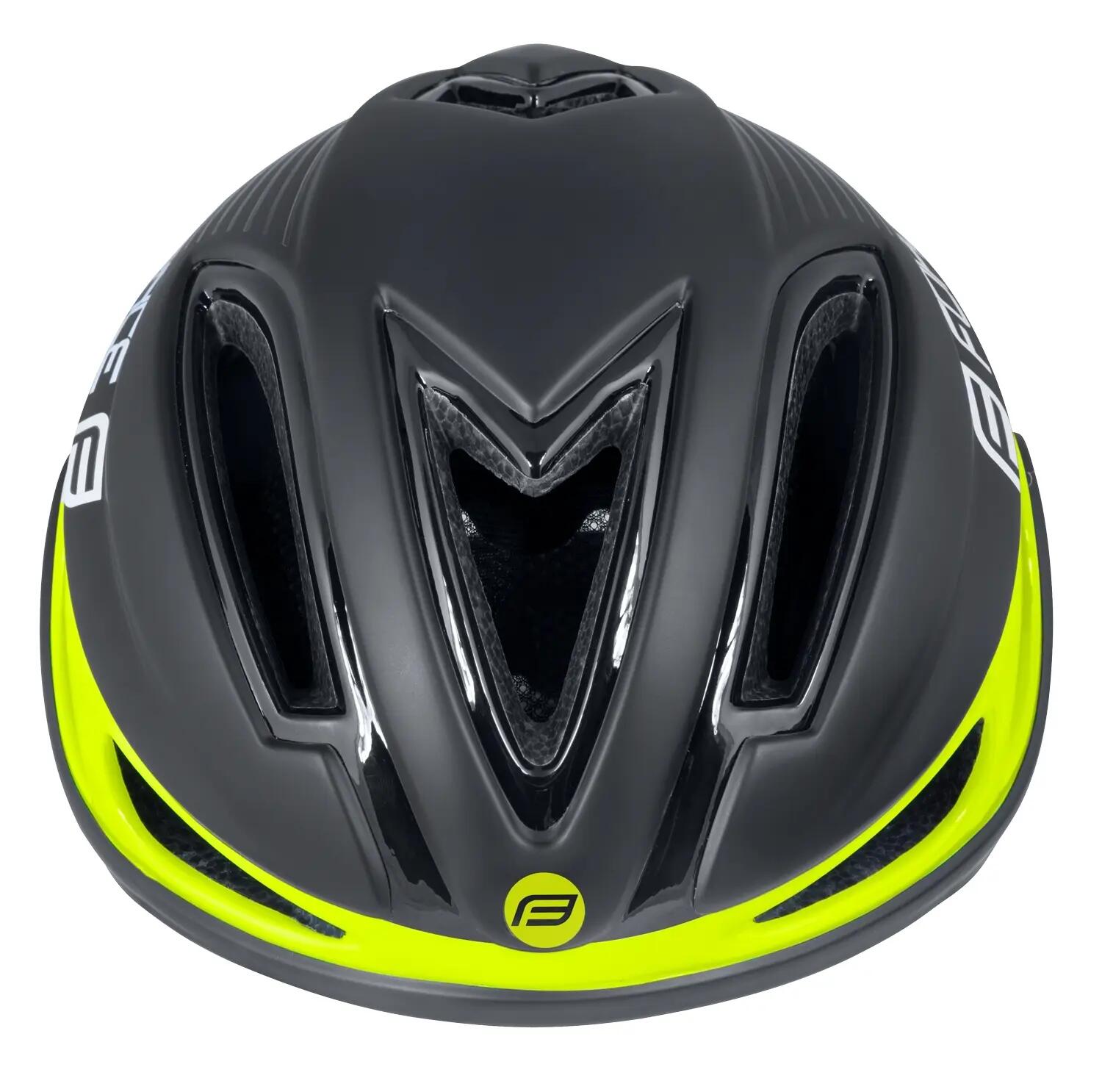 Casco Force Rex Nero/Giallo Fluo 2/5