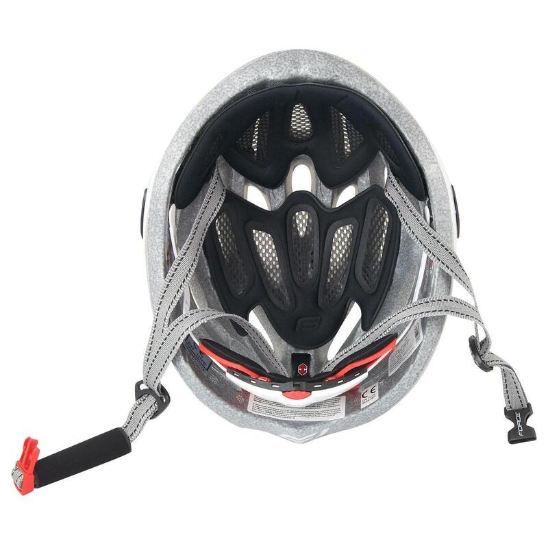 Casca Force Road Alb/Gri L-XL