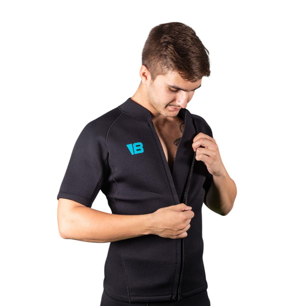 Jaqueta de neoprene masculina Ocean Be Wave tamanho XL 5/6