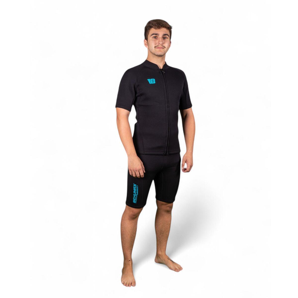 Jaqueta de neoprene masculina Ocean Be Wave tamanho XL 4/6