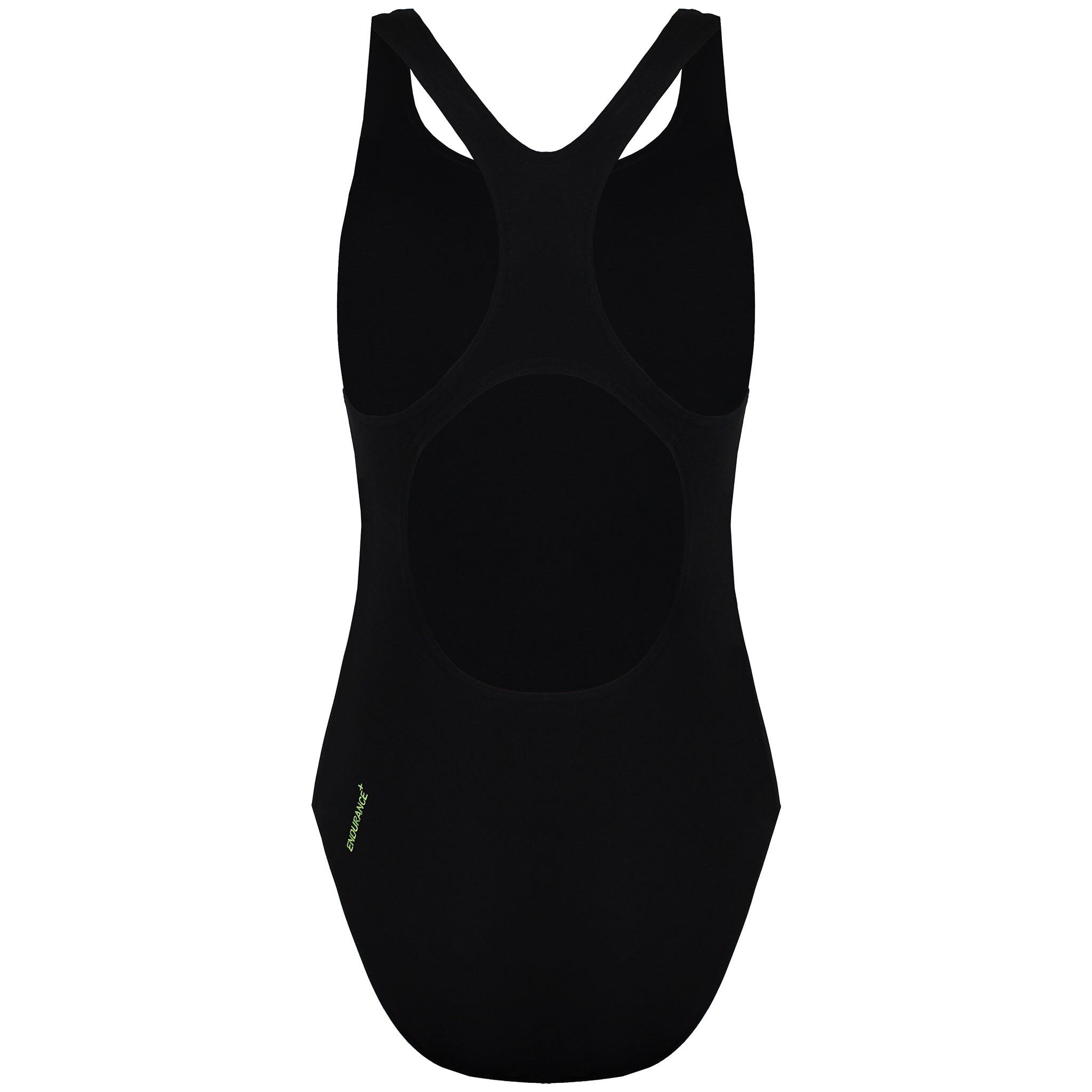 Speedo Placement Muscleback Womens Black Swimsuit 2/2