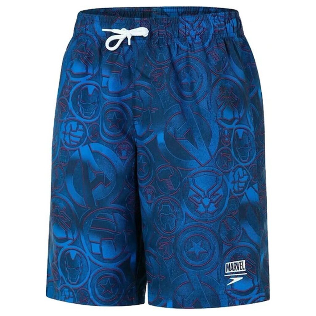 Speedo Marvel AOP Kids Blue Swim Shorts