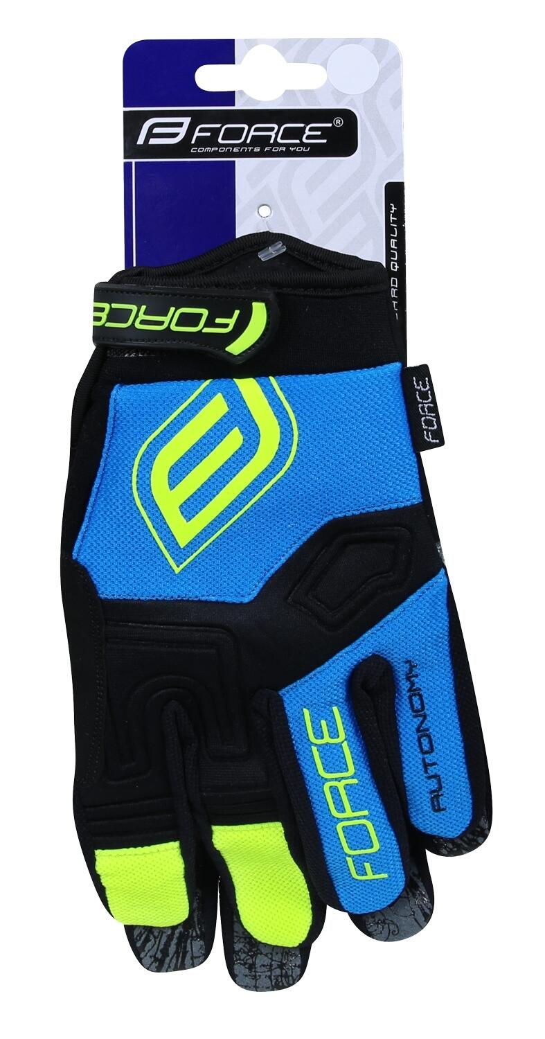 Manusi MTB Force Autonomy F17 Negru/Albastru XL