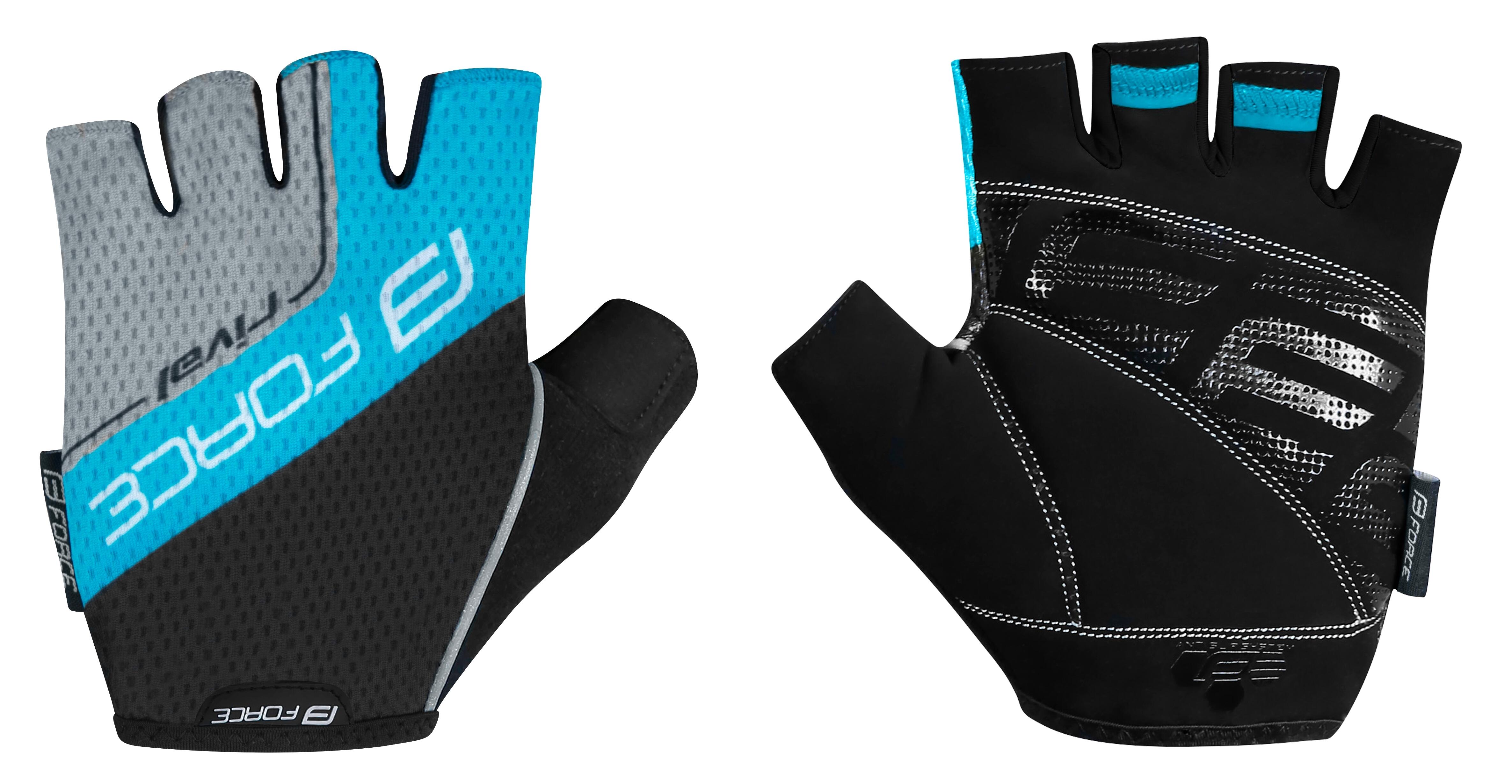 Manusi Force Rival Negru/Albastru M - Imagine 1