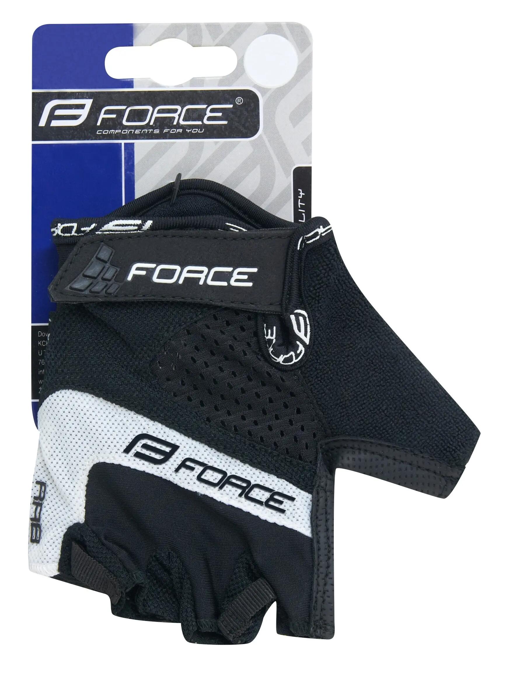 Manusi gel Force Rab Negru M 2/3