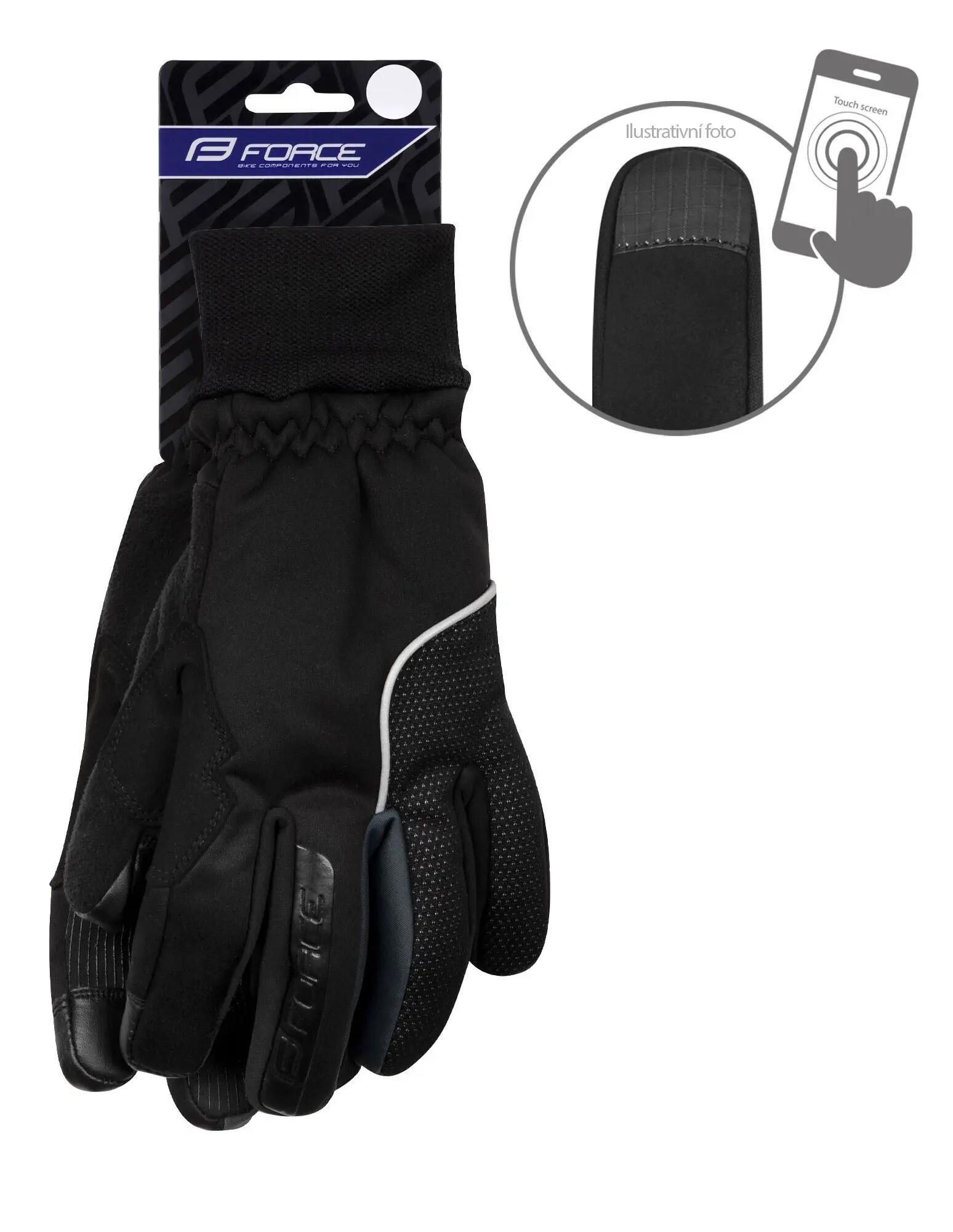 Manusi iarna Force Arctic Pro negre M 3/4