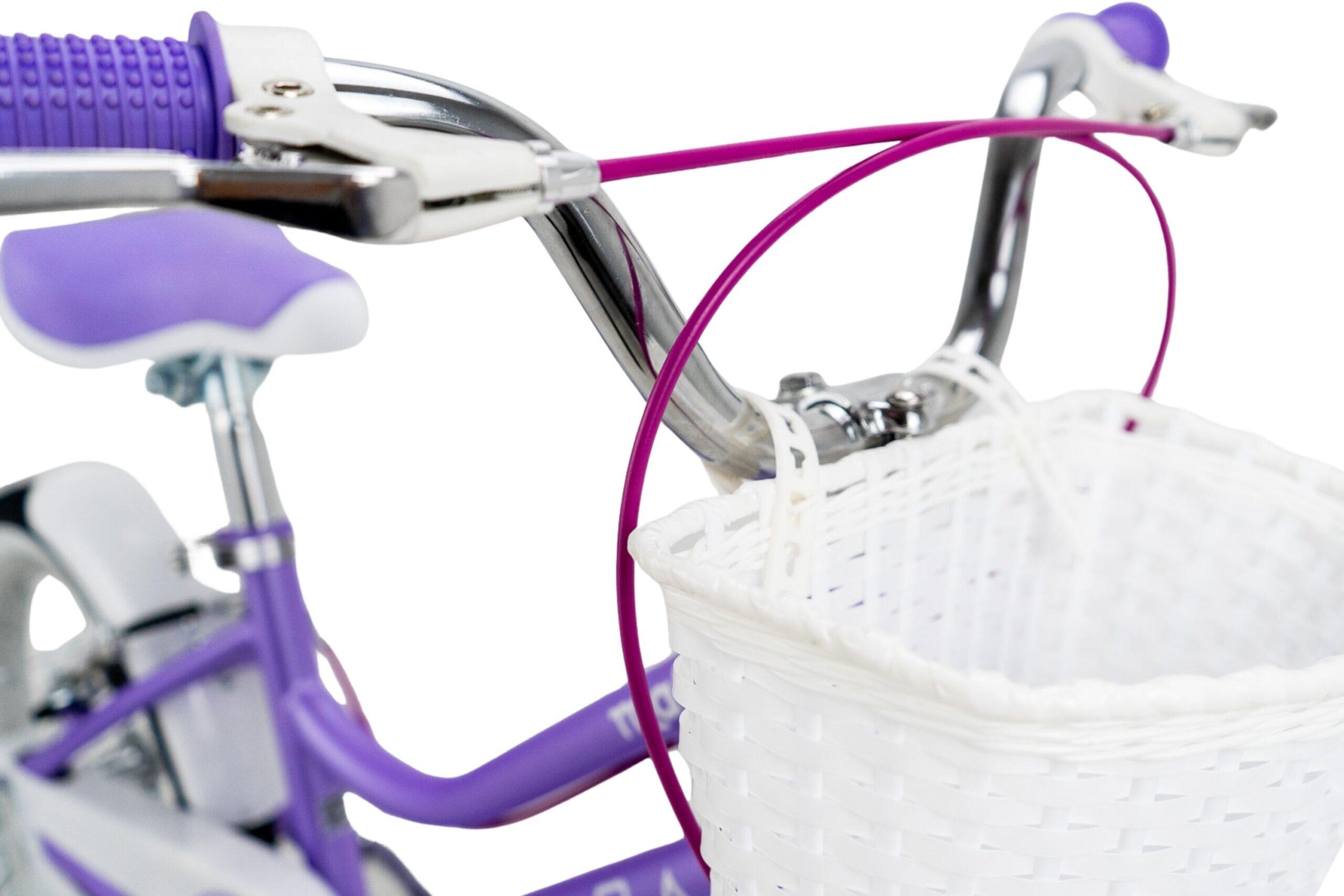 Bicicleta infantil MALULU 16 polegadas RALI cor lilás 3/4