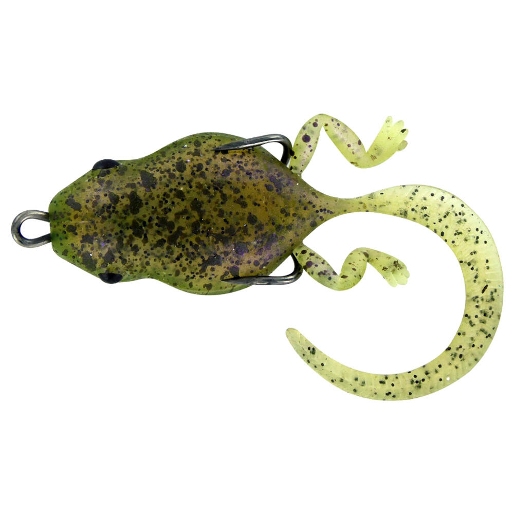 Chasebaits Lures Wiggle Bomb 35mm Weedless Double Hook 2Pcs Fishing Lure - Toad