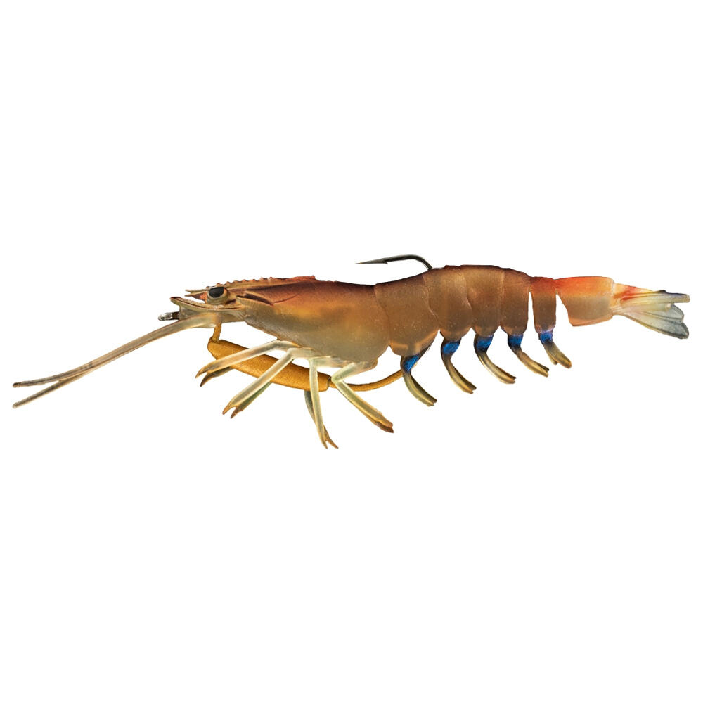 125mm Chasebaits Flick Prawn Lure - 8gm Soft Plastic Fishing Lure - Native Prawn
