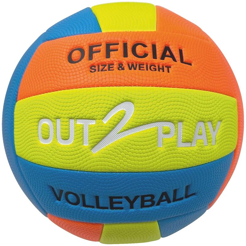 Ballon Volley Cousu Orange T5 Dégonflé - OUT2PLAY 1/1