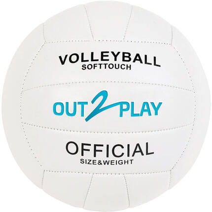 Ballon Volley Blanc T5 - OUT2PLAY