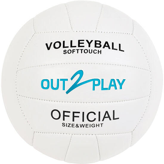 Ballon Volley Blanc T5 - OUT2PLAY