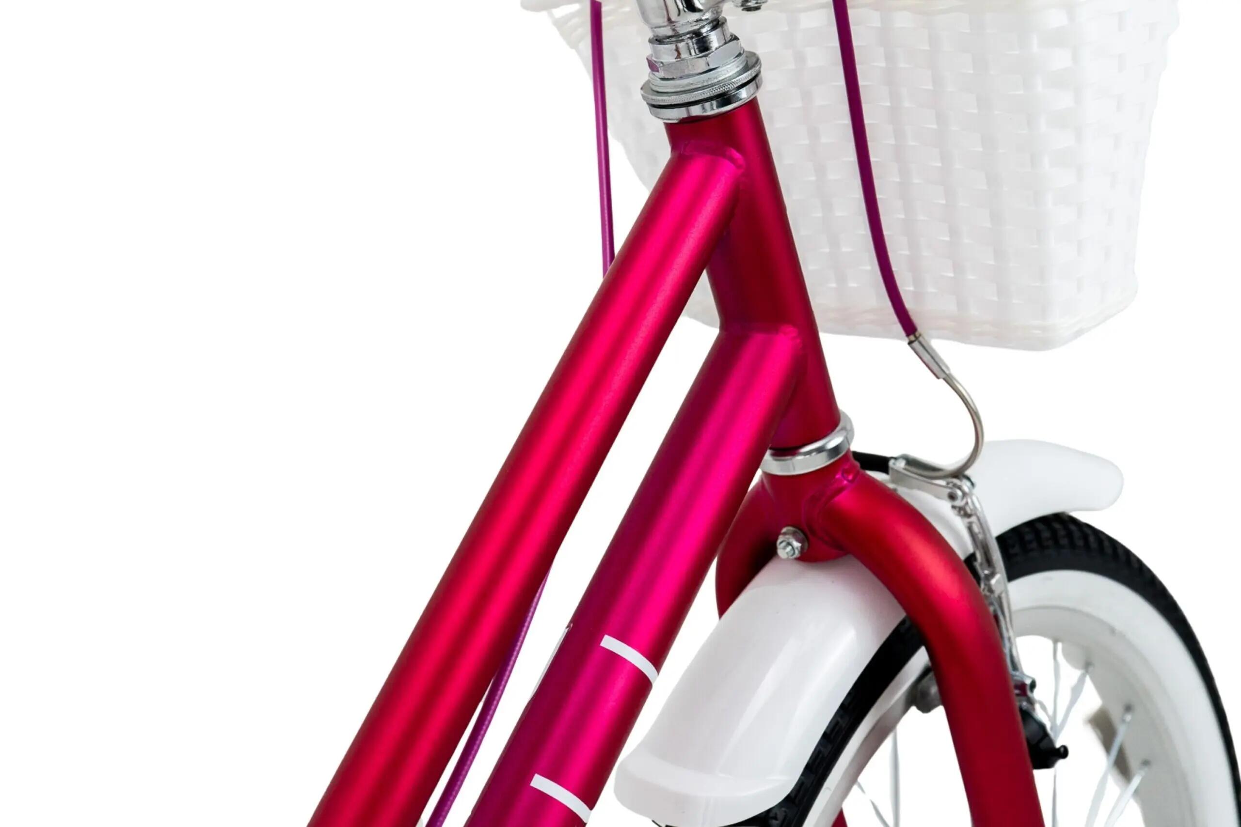 Bicicleta infantil MALULU 16 polegadas RALI cor púrpura 2/3