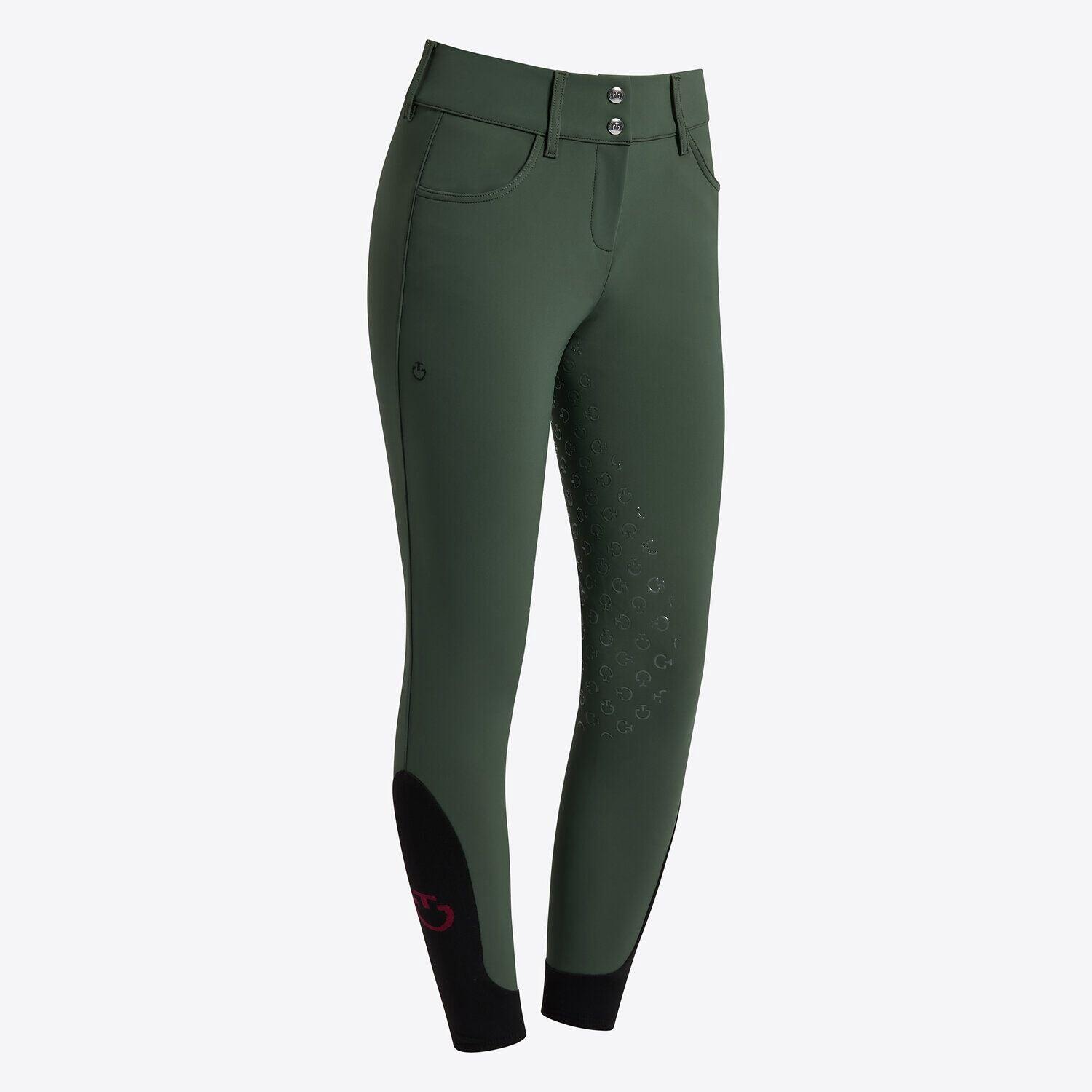 Cavalleria Toscana Dressuur Rijbroek Full Grip Dames Fw24 Gouden Geel - 7/7