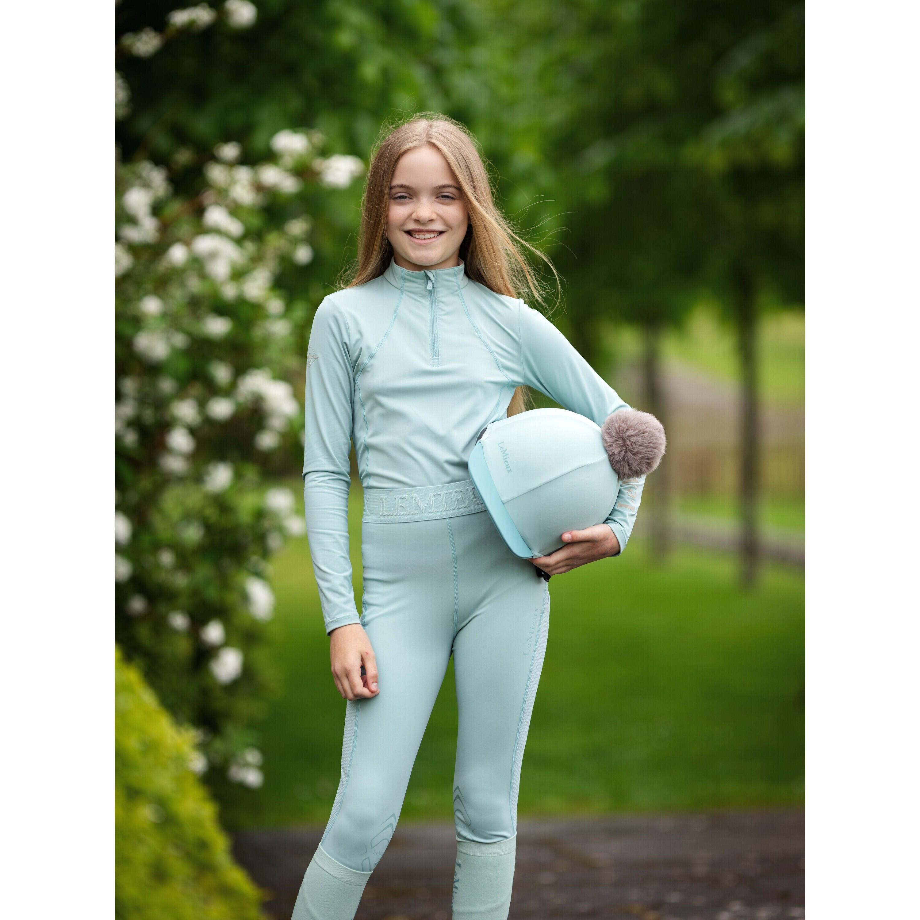 Legging équitation en mesh mid grip enfant LeMieux Lizzie 5/7