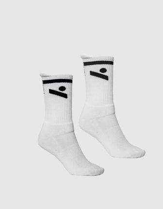 Chaussettes mi-hautes volley “Jump” (2 paires) – logo noir (40/43)