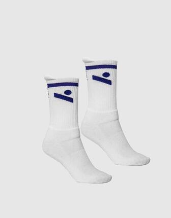 Chaussettes mi-hautes volley “Jump” (2 paires) – logo noir (40/43)