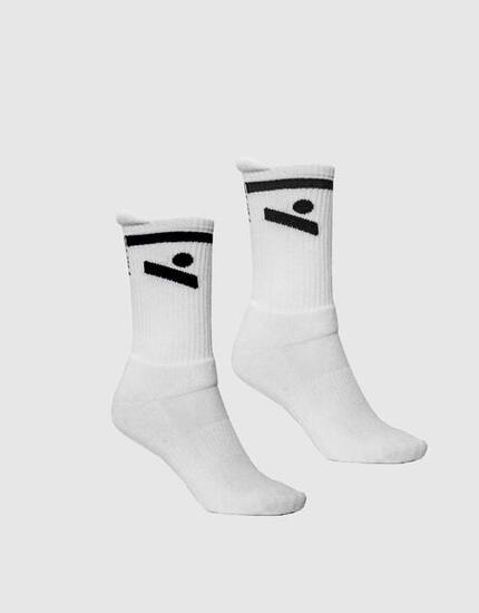 Chaussettes mi-hautes volley “Jump” (2 paires) – logo noir (36/39)