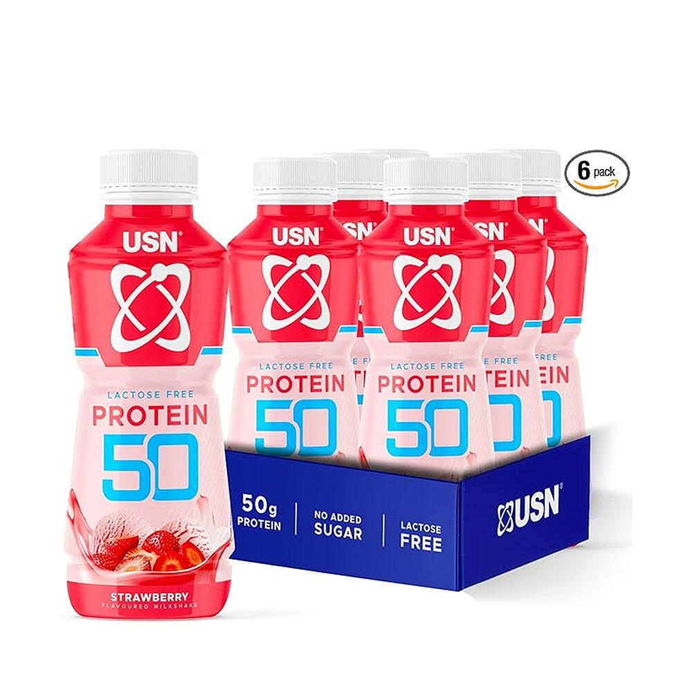USN Shake Proteici - Trust Protein Fuel Confezione Da 50 (6x500ml) - Fragola