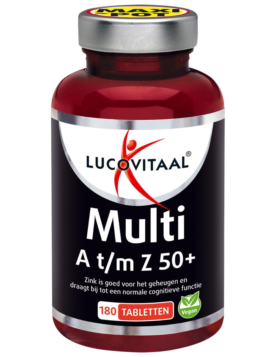LUCOVITAAL Lucovitaal Multi A-Z 50+ 180 tabletten