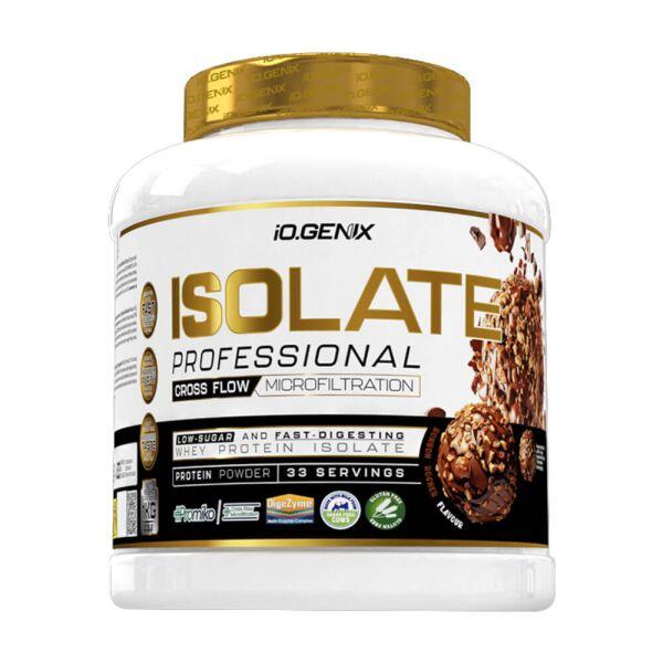IO.GENIX Isolate Professional - 1 Kg Cioccolato Bianco con Anelli di Cioccolato IO.Genix