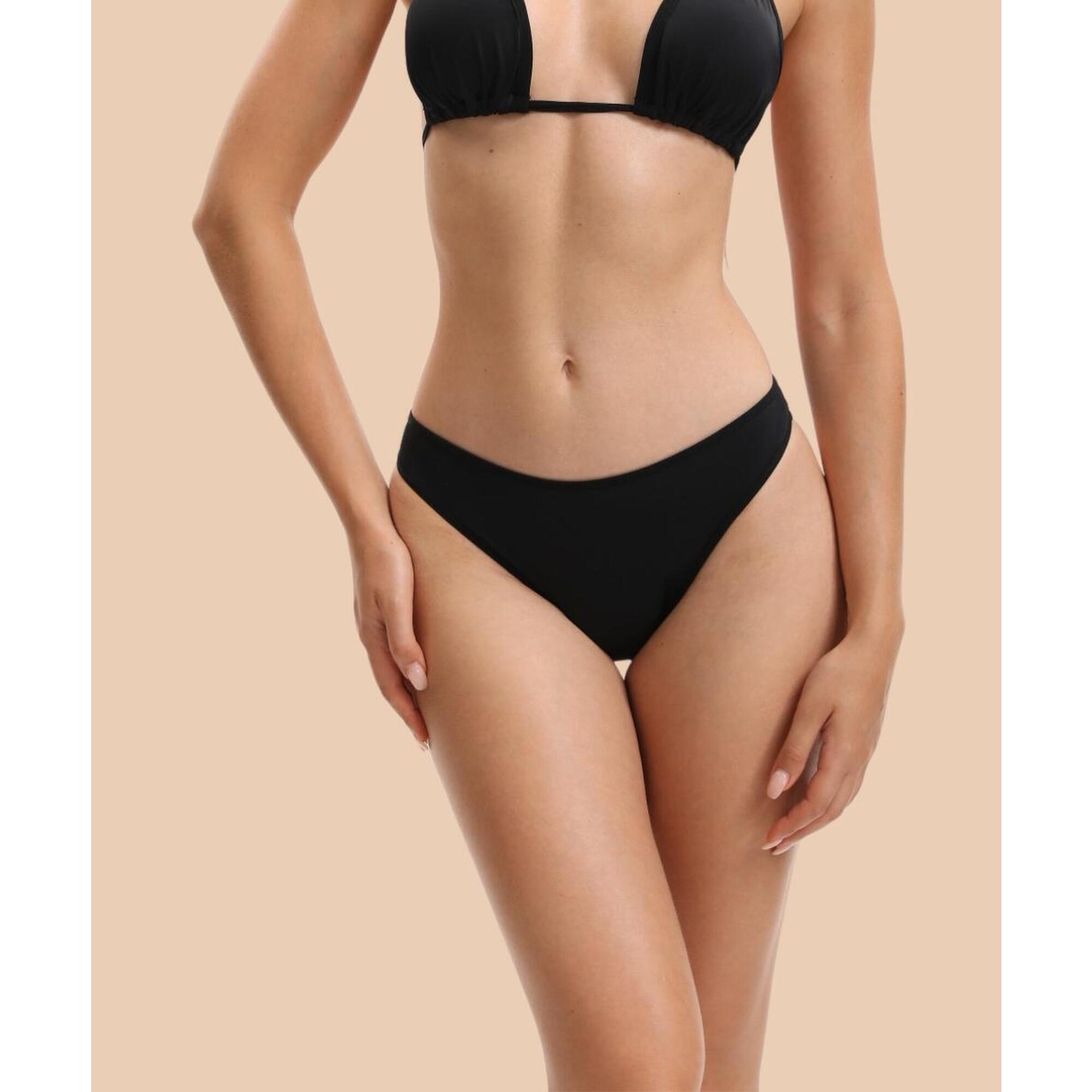 Anaissa - Bikinis Menstruels Brésiliens Avec Flux Important Mara - Bas De Maillot De Bain - Noir - 40 M - Decathlon