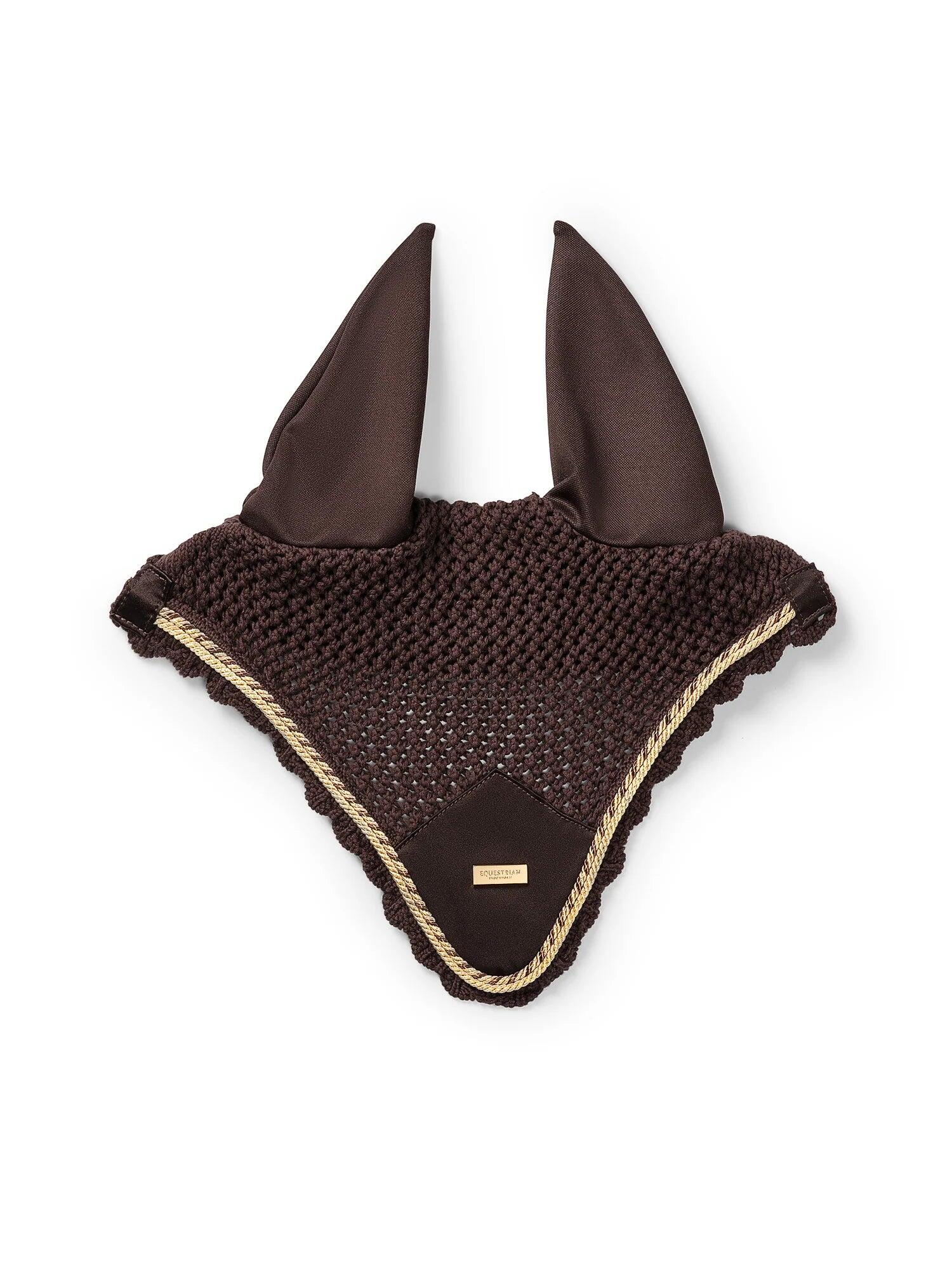 Bonnet anti-mouches Equestrian Stockholm - GOLDEN BROWN 4/4