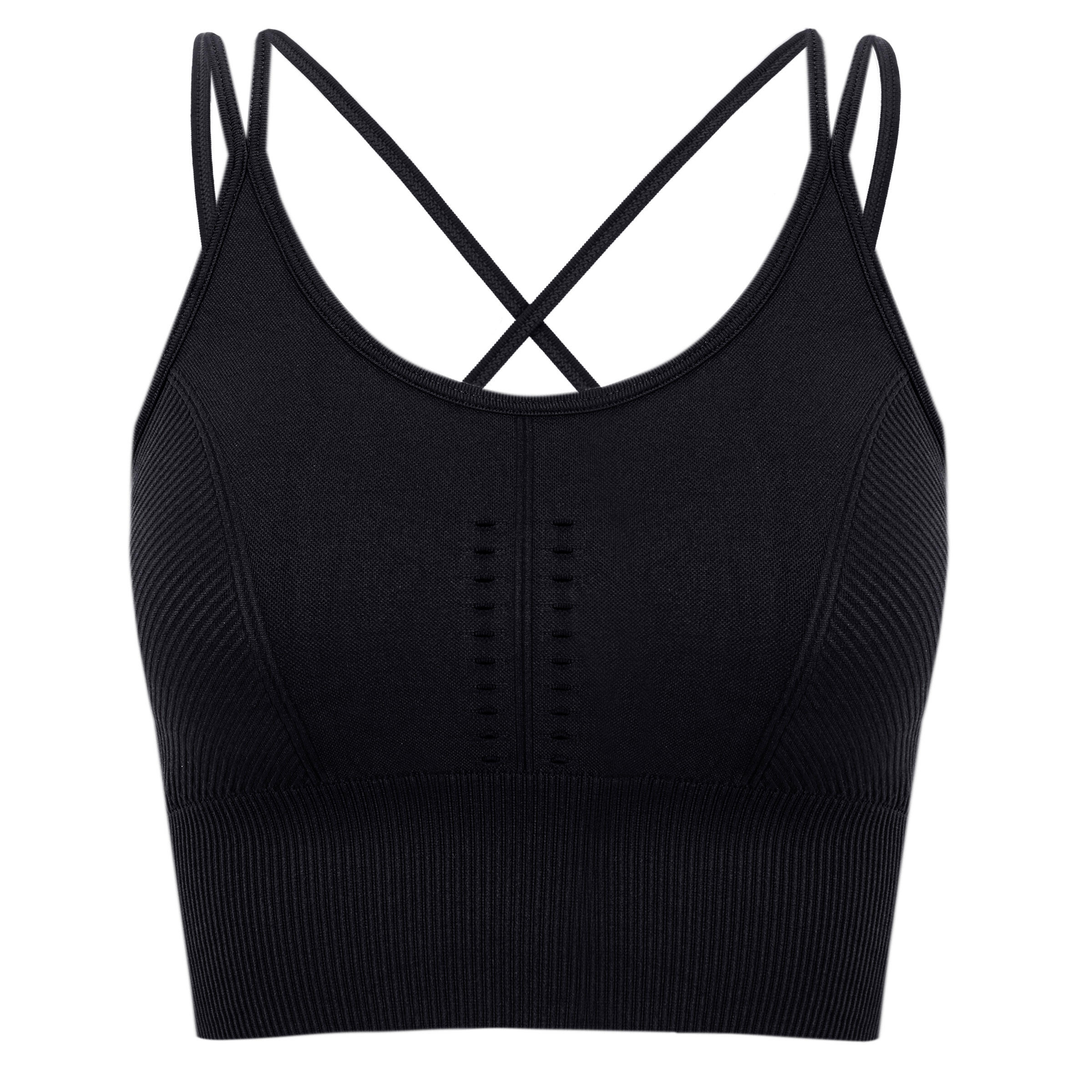 Top deportivo de mujer India Sujeción Media Seamless 7/7